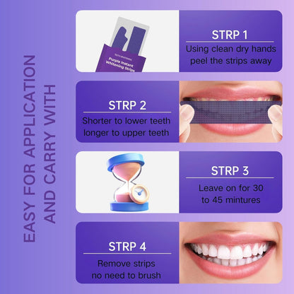 LumiDentt Purple Instant Whitening Strips